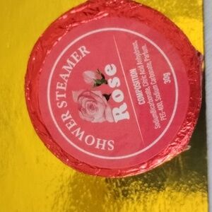 NWT Rose Shower Steamer - Red